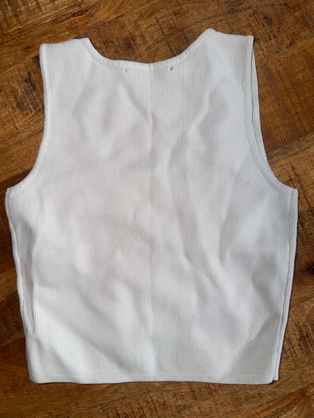 Bandage Ribbed Tank Top - Picture 2 of 2